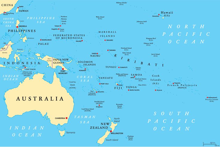 Tonga Map