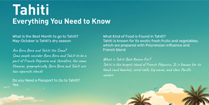 Tahiti Infographic
